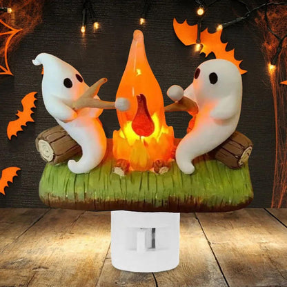 Ghostly Glow Campfire Lamp