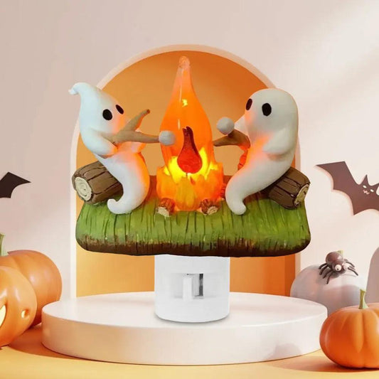 Ghostly Glow Campfire Lamp