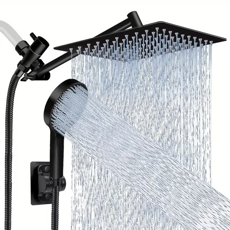 10-Inch Rainfall Shower System with Handheld Shower