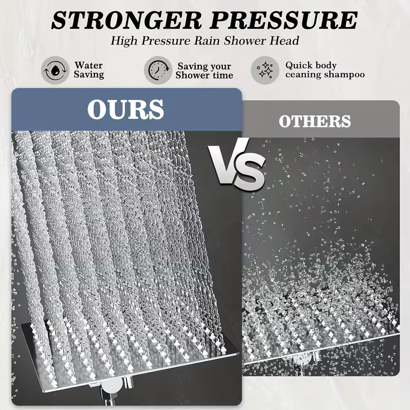 10-Inch Rainfall Shower System with Handheld Shower