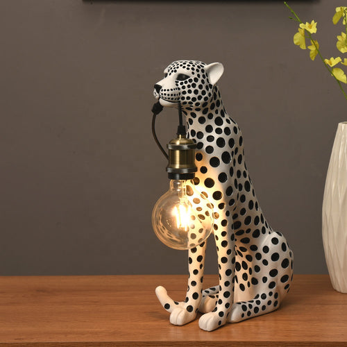 Leopard Table Lamp - Modern Animal Accent Lamp | Flash Nab