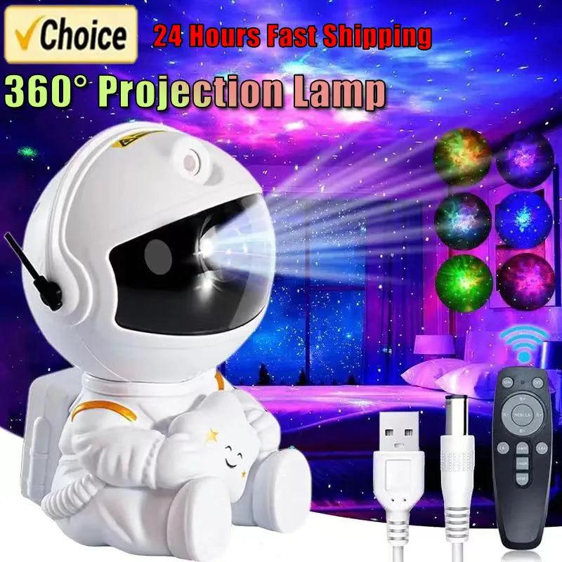 Galaxy Star Astronaut Projector LED Night Light