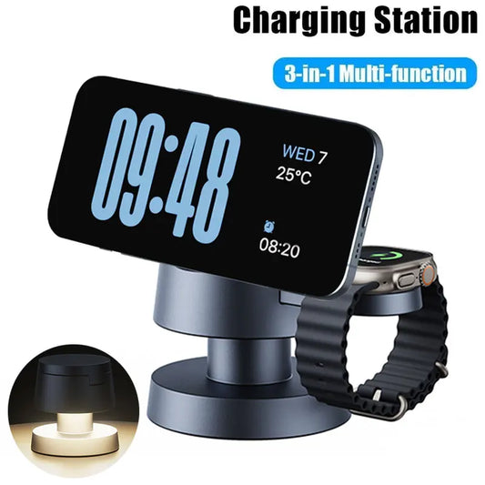 🔥 SAVE 50% TODAY ONLY! 🔥Magnetic Night Light Wireless Charger Stand