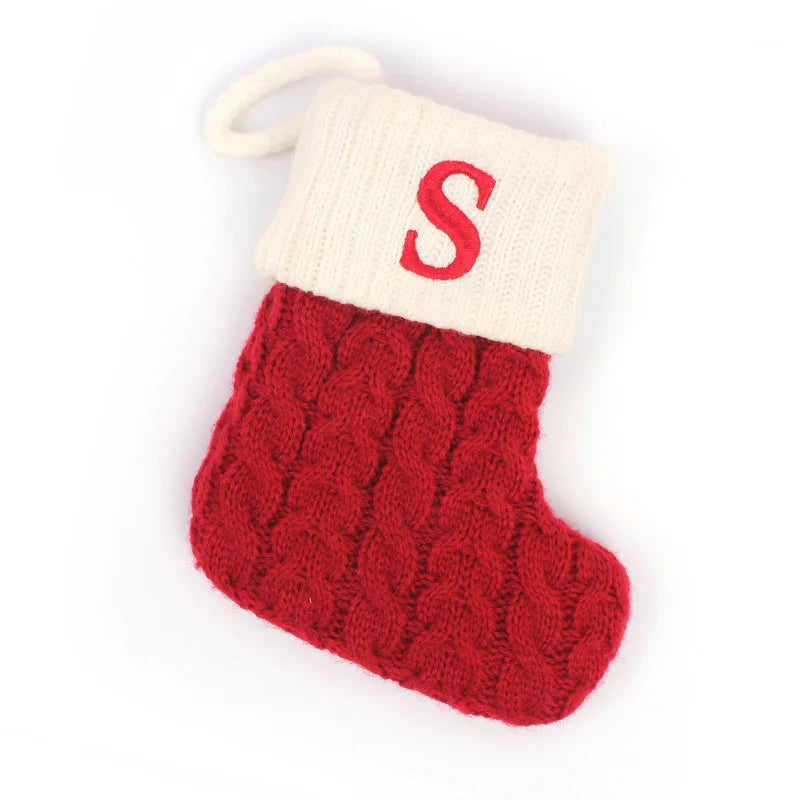 Christmas Stockings – Alphabet Knit Décor