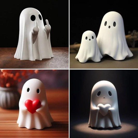 Mischievous Ghost Statues