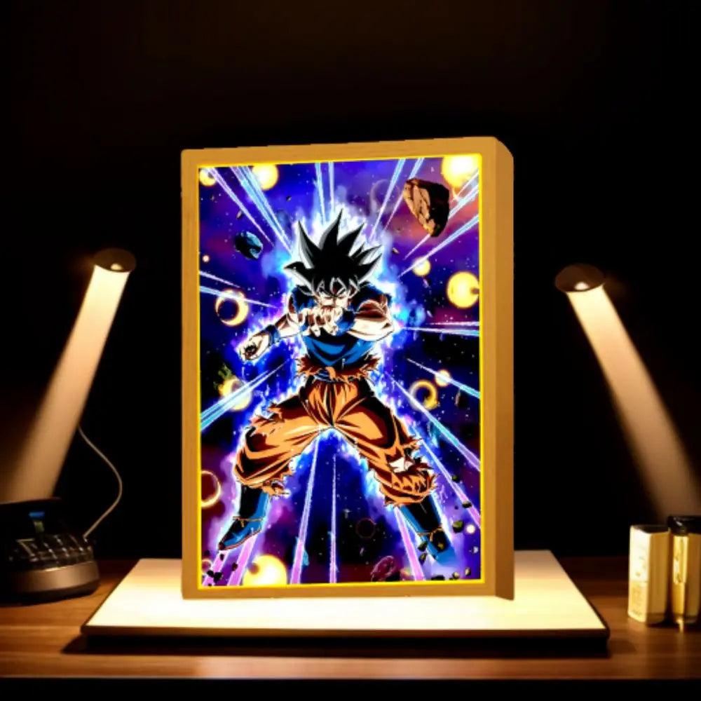 Dragon Ball Z Light Painting Photo Frame