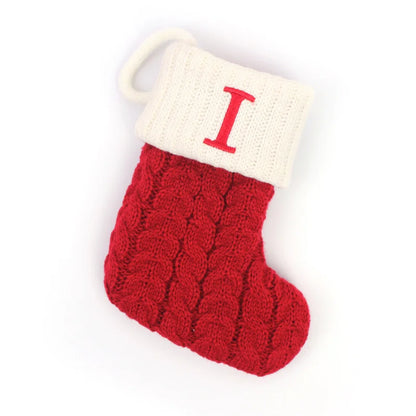 Christmas Stockings – Alphabet Knit Décor