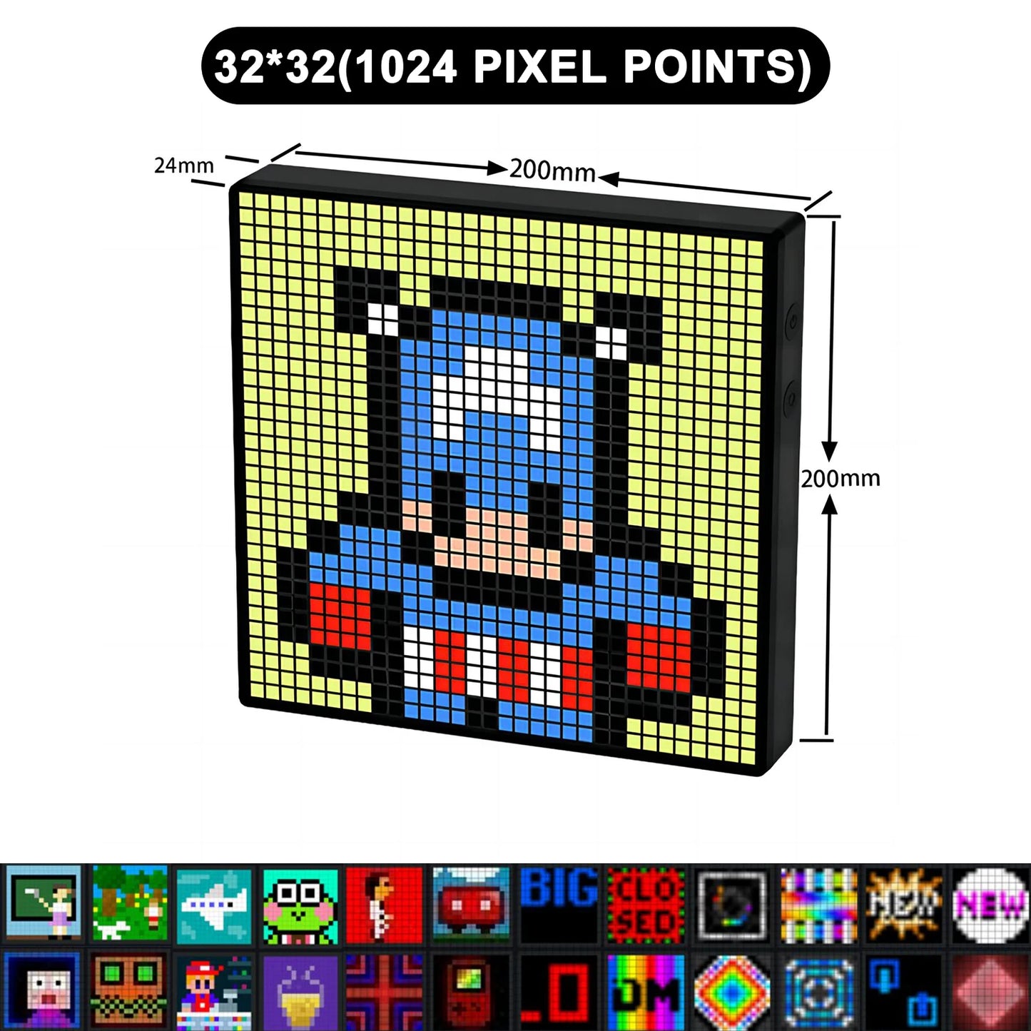 LED Pixel Matrix Bluetooth Smart Display