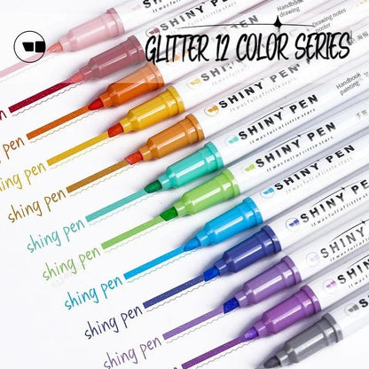 Charming Glitter Marker Set