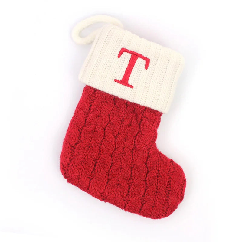 Christmas Stockings – Alphabet Knit Décor