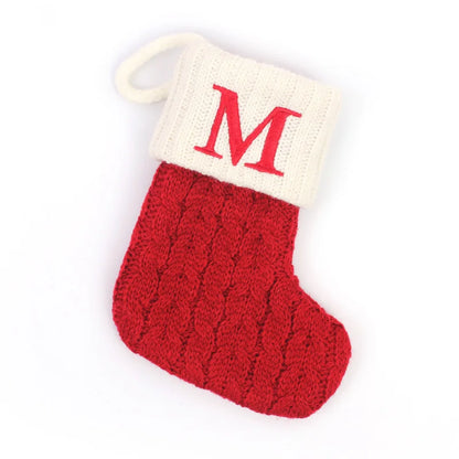 Christmas Stockings – Alphabet Knit Décor