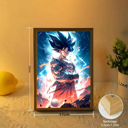 Dragon Ball Z Light Painting Photo Frame