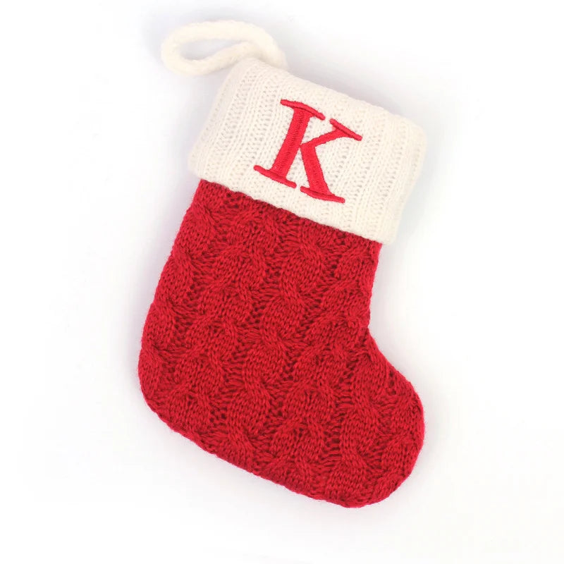 Christmas Stockings – Alphabet Knit Décor