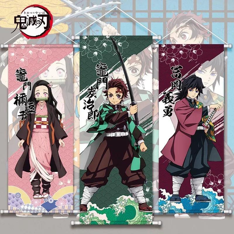 Demon Slayer Scroll Canvas Wall Hanging