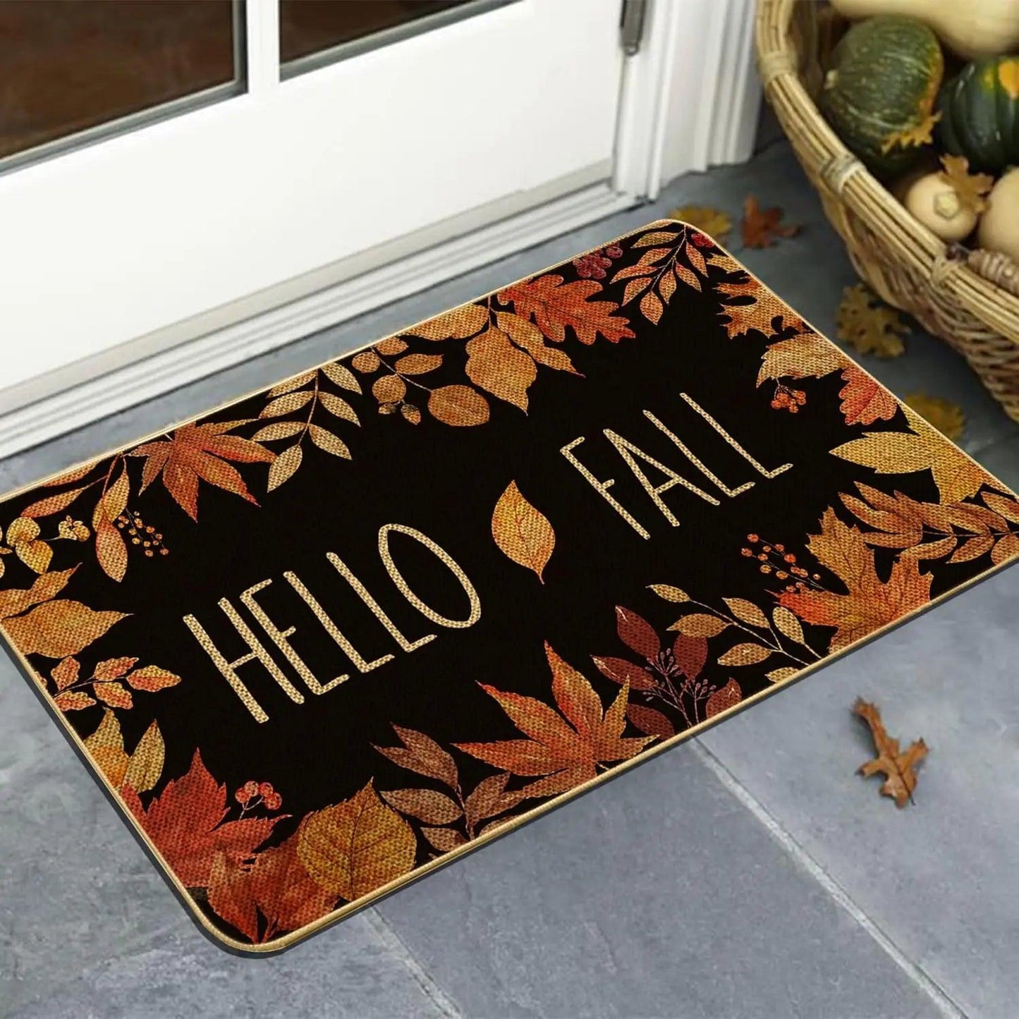 Autumn Harvest Welcome Mat