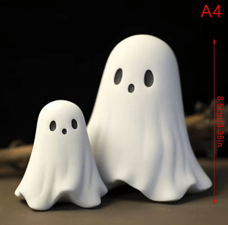 Mischievous Ghost Statues