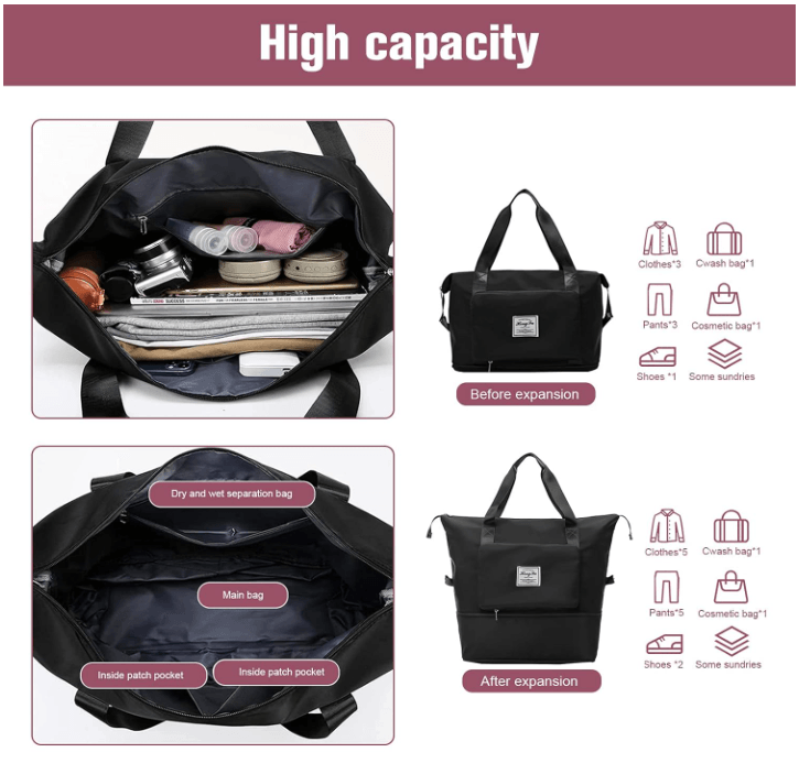 Large Capacity Expanding Travel Bag